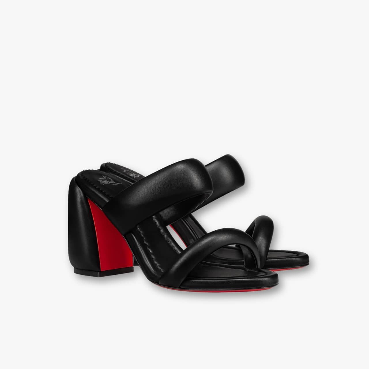 371-1-2.jpg Christian Louboutin Inflama Sab Black Sandal 1230780B439 - Image 1