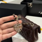 Chanel Classic Mini Bag With Hook Dark Brown 12Cm AP4760 B21221 U1115 - Image 4