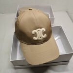 Celine CC Cotton Baseball Cap Beige - Image 2