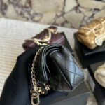 Chanel Classic Mini Bag With Hook Black 12Cm  AP4760 B21221 C3906 - Image 6