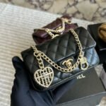 Chanel Classic Mini Bag With Hook Black 12Cm  AP4760 B21221 C3906 - Image 2