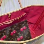 Louis Vuitton X Takashi Murakami Monogram Cerise Neverfull MM Brown 31Cm M13263 - Image 6
