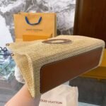 Louis Vuitton Onthego MM Natural Raffia Tan 30Cm M24723 - Image 3