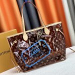 Louis Vuitton Dubai Nevefull MM Bag Blue 31Cm - Image 2