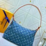 Louis Vuitton Monogram Denim Baggy PM Shoulder Bag Monogram Denim Baggy PM Shoulder Bag Blue 30cm - Image 5