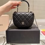 Chanel 25C Classic Clutch With Chain Black 16Cm - Image 2
