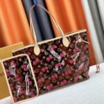 Louis Vuitton Nevefull MM Bag Monogram Cerise 31Cm - Image 2