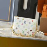 Louis Vuitton X Takashi Murakami Coussin PM White Multicolored 21Cm M13232 - Image 3