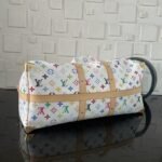 Super Vip 1:1 – Louis Vuitton x Takashi Murakami Keepall Bandoulière 45 Monogram White 45Cm M13742 - Image 5