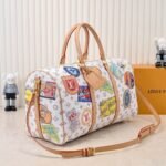 Louis Vuitton Keepall Bandoulière 45 Monogram Dune Coated Canvas 45Cm M14736 - Image 3