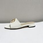 Gucci Women Round Interlocking G Sandal In White - Image 6
