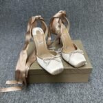 Christian Louboutin Cassia Lace Up Nude 1250498N247 - Image 2