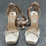 Christian Louboutin Cassia Lace Up Nude 1250498N247 - Image 4