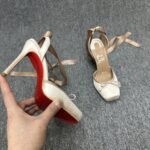 Christian Louboutin Cassia Lace Up Nude 1250498N247 - Image 6