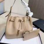 Saint Laurent Paris Vii Hobo Bag Beige 30 cm - Image 2