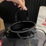 Saint Laurent Toy Shopping Tote Bag Crocodile Black 18cm - Image 5