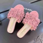 Chanel Mules Strass Pink G46231 B19043 NACLY - Image 4