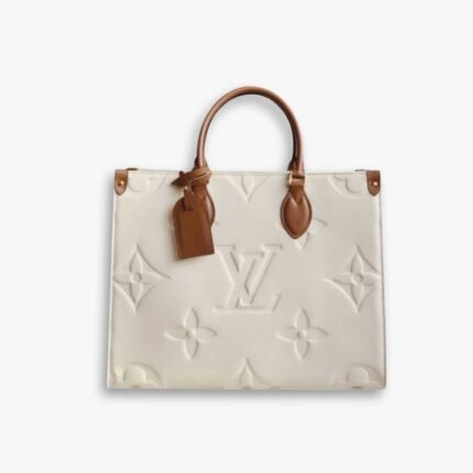 Louis Vuitton Onthego GM White Bag 41 cm