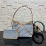 Super Vip 1:1 – Louis Vuitton CarryAll PM Bag Denim Blue 29Cm M11462 - Image 2