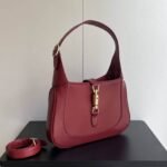 Gucci Jackie 1961 Mini Shoulder Leather Red 28Cm - Image 3