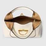 Super Vip 1:1 – Gucci Softbit Medium Top Handle Bag Leather White 27Cm ‎‎837467 AAEAO 9050 - Image 5