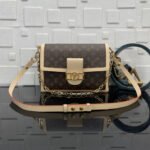 Super Vip 1:1 – Louis Vuitton Dauphine Soft GM Bag Monogram Brown 28Cm M47149 - Image 2