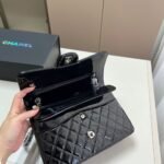 Chanel Medium Classic Double Flap Bag Black 26cm - Image 4