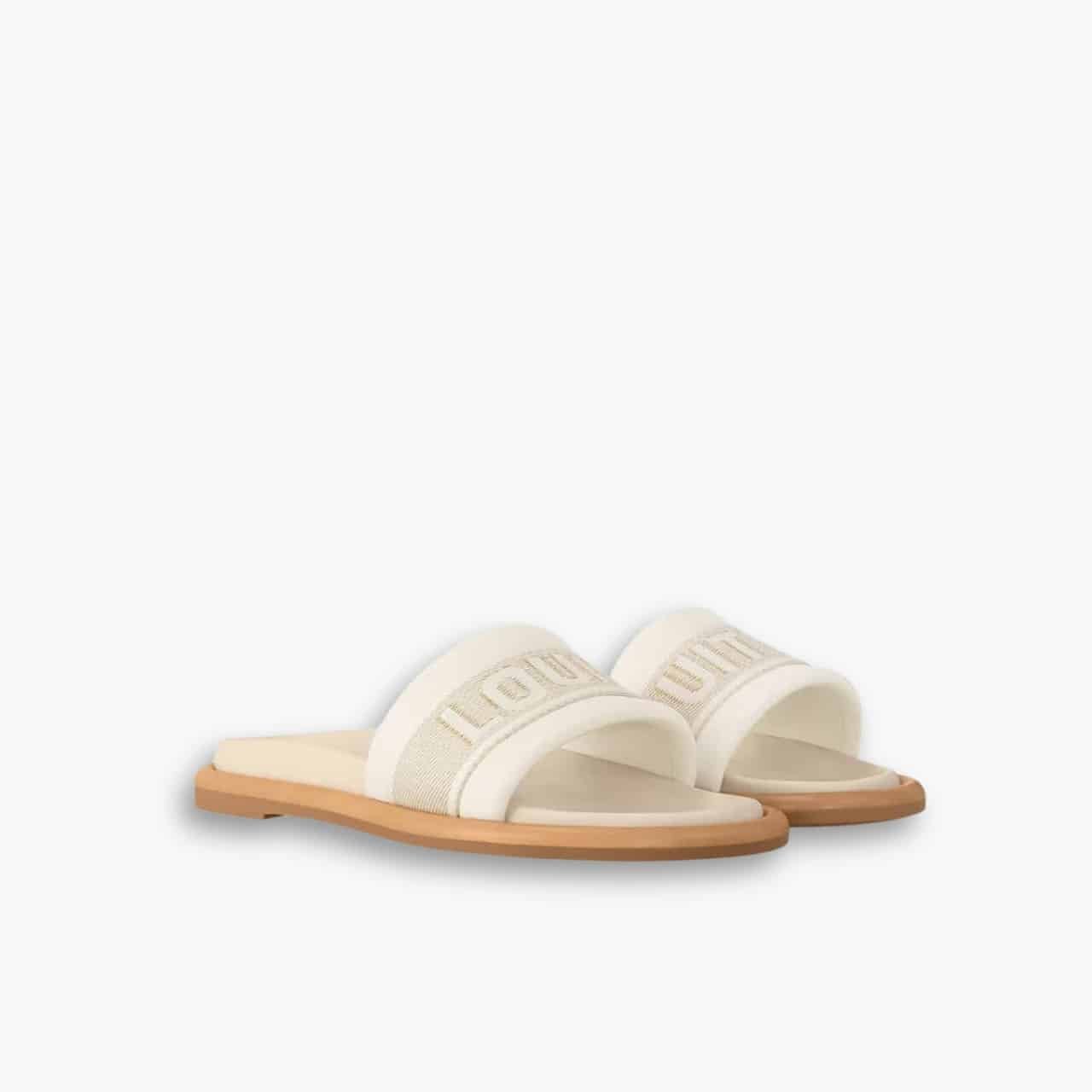 474-1-4.jpg Louis Vuitton Bliss Comfort Mule Ecru 1ACTIQ - Image 1