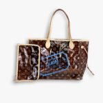 Louis Vuitton Dubai Nevefull MM Bag Blue 31Cm