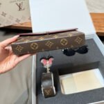 Gift set: Louis Vuitton Félicie Pochette Bag Monogram Brown 22Cm M81896 - Image 4