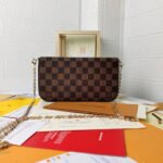 Louis Vuitton Félicie Pochette Damier Ebène Canvas 21Cm N40492 - Image 4