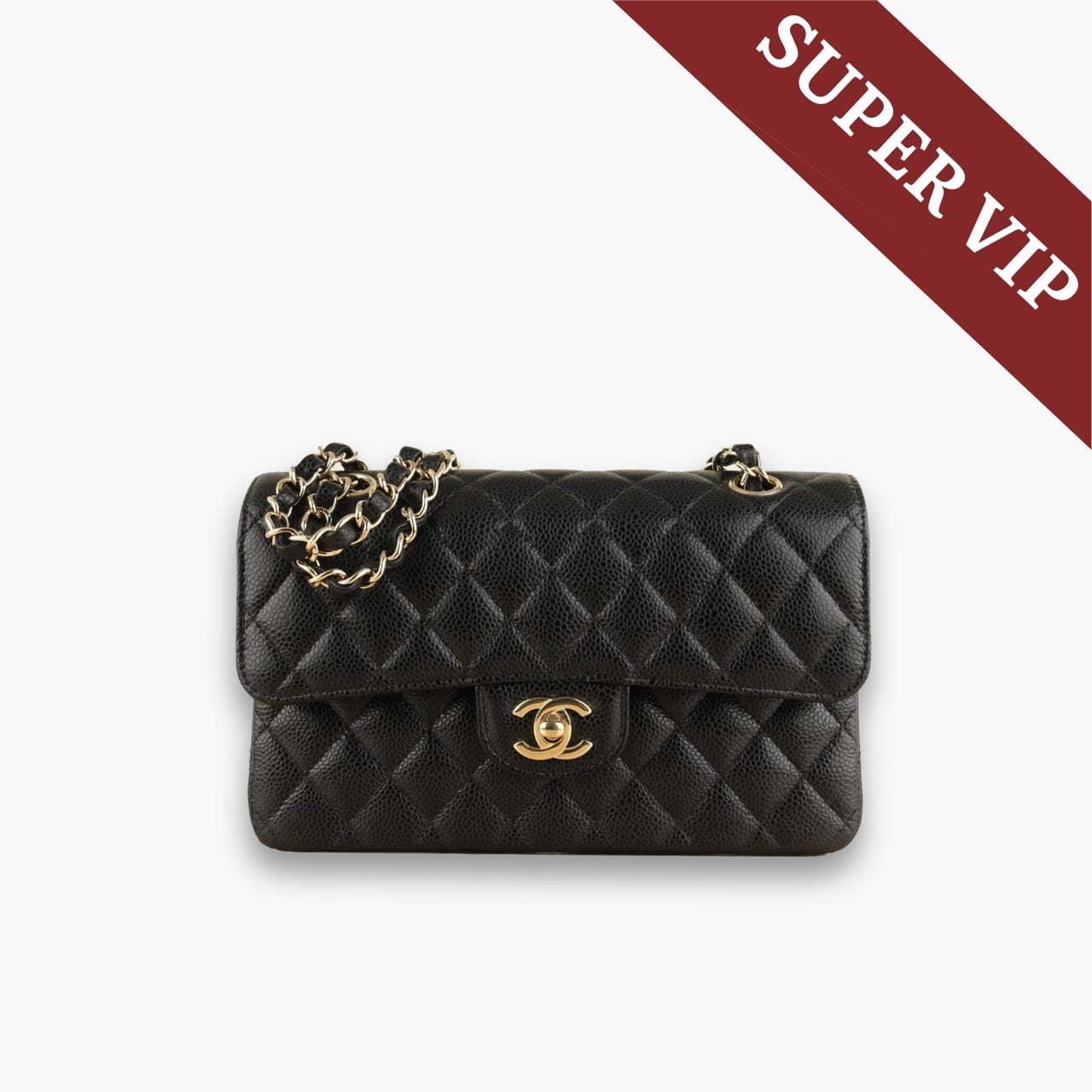 492-2-3.jpg Super Vip 1:1 – Chanel Classic Medium Flap Bag Black 25Cm - Image 1