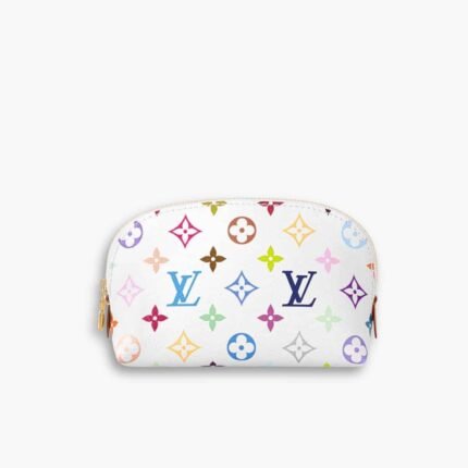 Louis Vuitton x Murakami Cosmetic Pouch PM Monogram White 19Cm M13744
