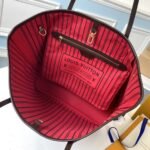 Super Vip 1:1 – Louis Vuitton Neverfull MM Bag Damier Ebene Canvas Cerise Red 31Cm N40599 - Image 5