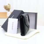 Saint Laurent Multi Folded Wallet Black 12cm 414404BOW021000 - Image 6