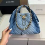 Chanel 25 Small Handbag Denim Blue 30Cm AS5293 B20603 U0475 - Image 3