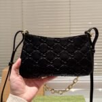 Gucci GG Emblem Super Mini Bag Black 23cm 815278 AAEEM 1000 - Image 2