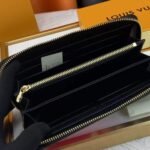 Louis Vuitton Zippy Wallet Monogram Black And Pink 19Cm - Image 6