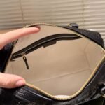 Gucci GG Emblem Small Top Handle Bag Black 26cm 815255 AAEEM 1000 - Image 5