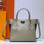 Louis Vuitton On My Side MM Bag Greige 30Cm M58485 - Image 2