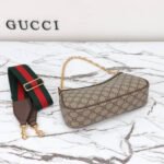 Gucci Ophidia Small Shoulder Bag Beige And Dark Brown 25Cm 735132 FABLE 9442 - Image 3