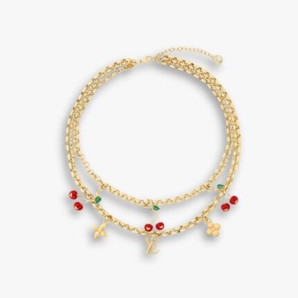 Louis Vuitton x Murakami Cerise Necklace Gold M02804
