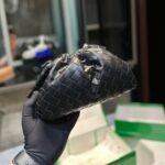 Bottega Veneta Pouch Black 20Cm 576175VCPP01229 - Image 4