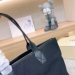 Balenciaga Canvas Cities Paris Tote Bag Black 30cm - Image 4