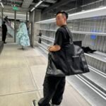 Balenciaga Shopper Garment Bag Tote Black 44cm - Image 8