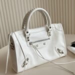 Balenciaga Le City Small Bag in Optic White 8114422AA9S9104 30cm - Image 2
