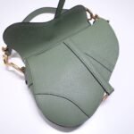 Dior Saddle Bag Grained Calfskin Cedar Green 25cm M0455CBAA M67H - Image 5