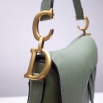 Dior Saddle Bag Grained Calfskin Cedar Green 25cm M0455CBAA M67H - Image 2