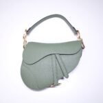 Dior Saddle Bag Grained Calfskin Cedar Green 25cm M0455CBAA M67H - Image 8