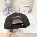 Chanel CC Baseball Cap Black - Image 3